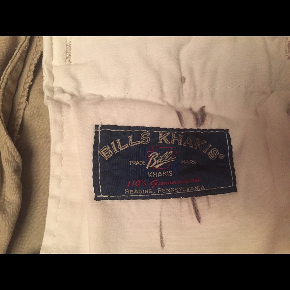 Authentic Bills Khakis Cuffed 31W